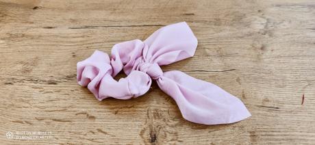 Gumička na vlasy - svetlá ružová, 