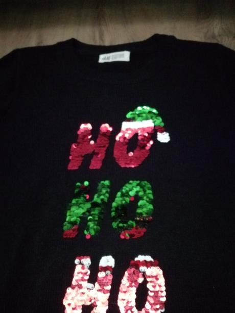 Vianočný pulover, h&m,158