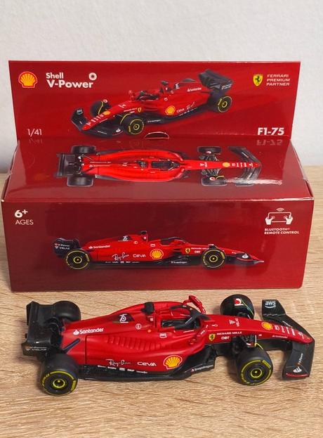 Predám dve autička ferrari shell,