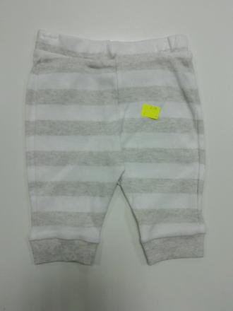 Pásikavé tepláky, nutmeg,62