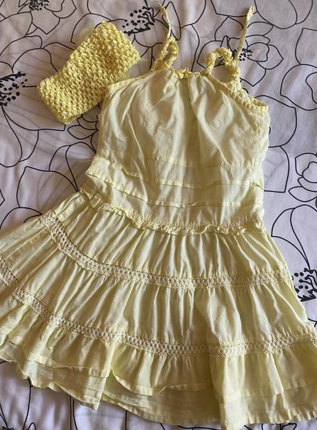 Bavlnené letné šaty evie angel v. 86 + čelenka + 1, evie angel,86