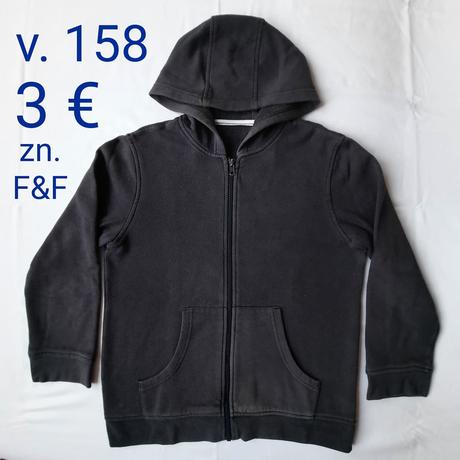 Mikina na zips s kapucňou (v. 158), f&f,158
