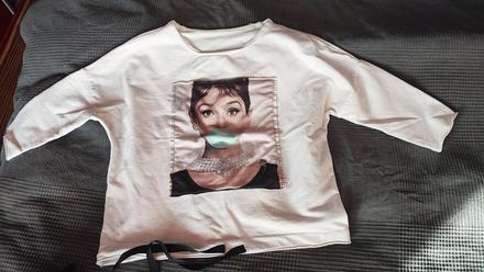 Mikina s 3/4 rukavmi, s