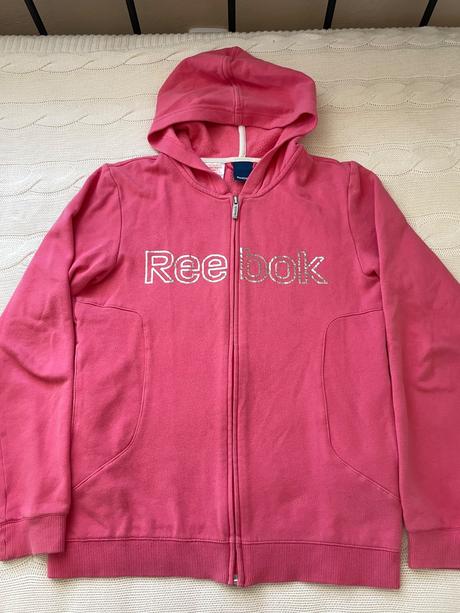 Reebok ružová mikina, reebok,164