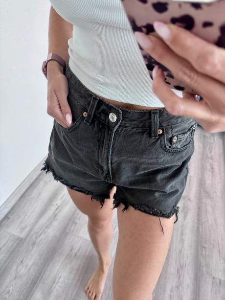 Čierne kraťasy stradivarius, stradivarius,m