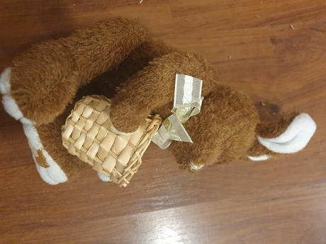 Veľkonočný zajko s košíkom na vajíčko, 