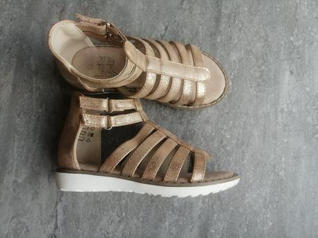 Sandálky funkygirls v26, vd 16 cm, medená, 26