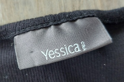 Čierne tielko s flitrami, yessica,38