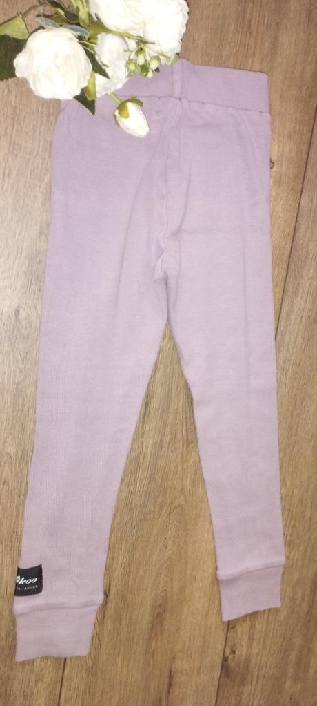 Vrúbkované štýlové legíny mikoo 104/110, 104