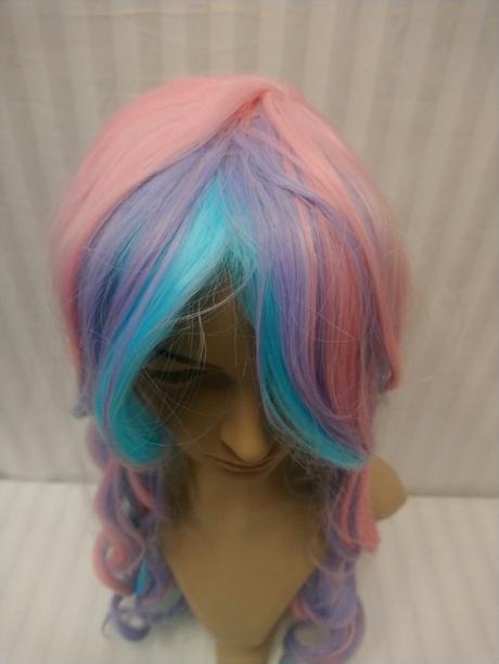 Dlhá viacfarebná parochňa, 65 cm, č. 4120602,