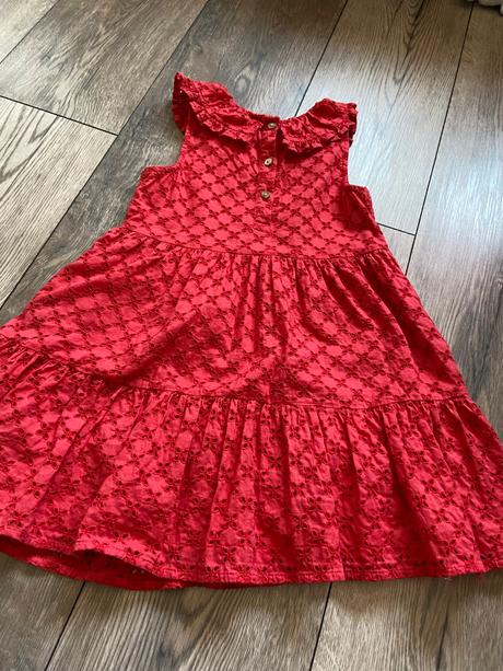 Krásne červené šaty, f&f,116