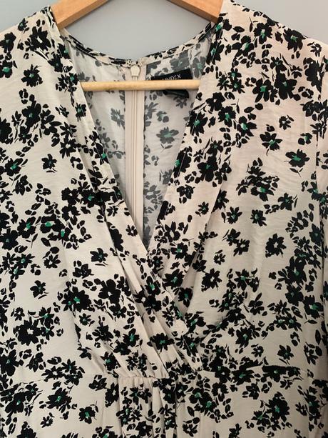 Kvetované maxi šaty s dlhým rukávom, lindex,l