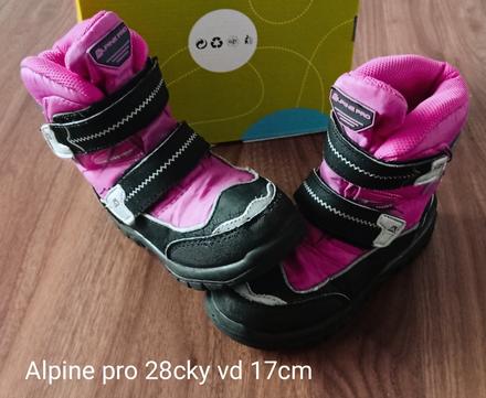 Zimné topánky čižmy 28, alpine pro,28
