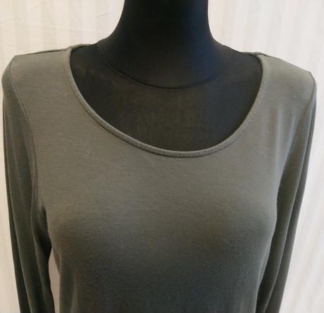 Dámsky elastický olivovo sivý top, camaieu, l, camaieu,l