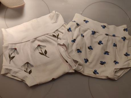 2x handmade šortky rebrovany uplet, 98