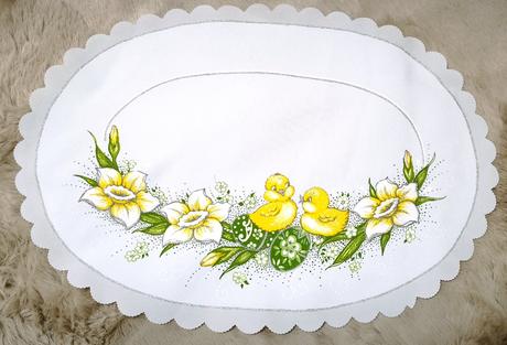 Dekoratívna déčka ovál kačiatko,