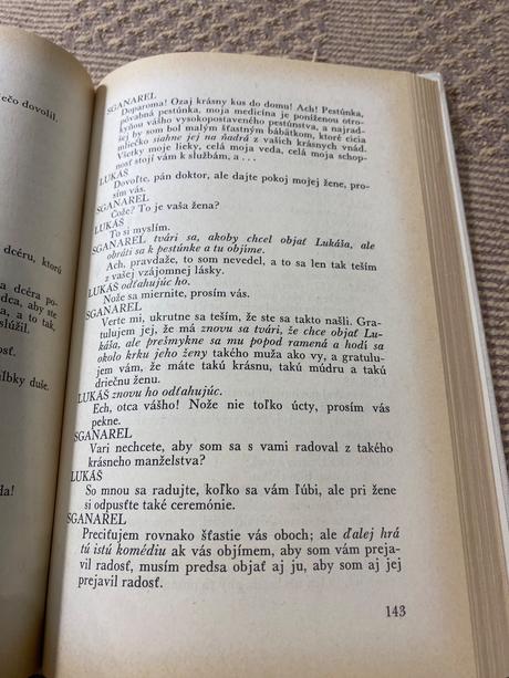 Krásna stará zberateľská kniha molière 2 rok 1972, 