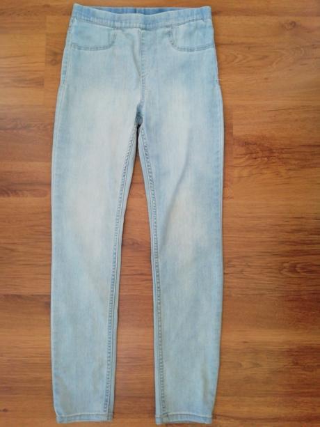 Nohavice riflové-legíny, veľkosť 134, f&f,134