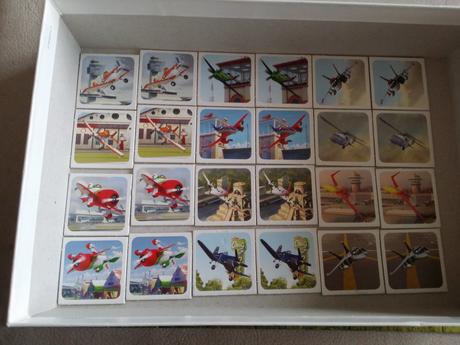 Puzzle a pexeso lietadla,