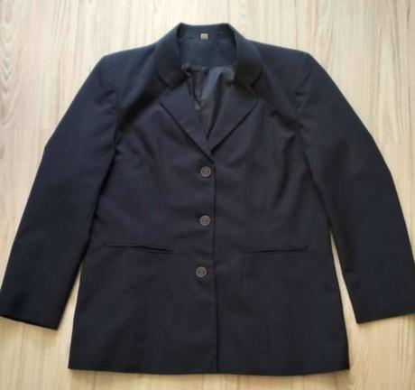 Dámske tmavomodré elegantné sako, v. xl/xxl, xxl