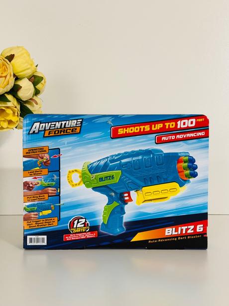 Šípková blasterka adventure force blitz 6, 