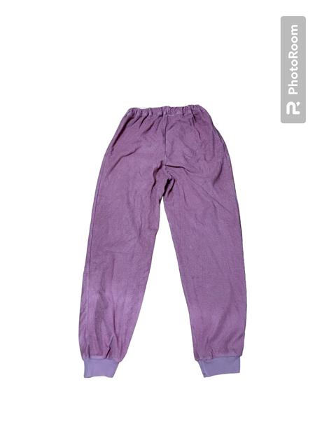 Dievčenské pyžamové nohavice z froté, 158