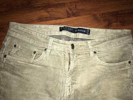 Pánske mendžestrové nohavice, c&a,34