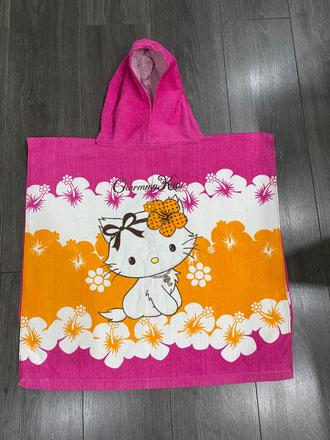 Dievčenská osuška-pončo, 