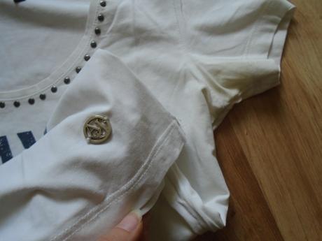 Luxusné biele tričko armani jeans, armani,l