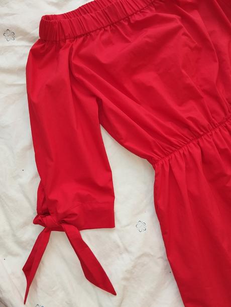 Krásne červené šaty, h&m,xs