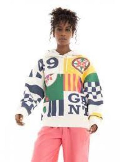 Gant ikonicka damska mikina s kapucou m/l, gant,m