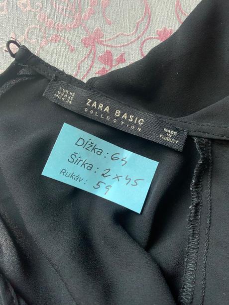 Zara blúzka s výšivku, zara,xs