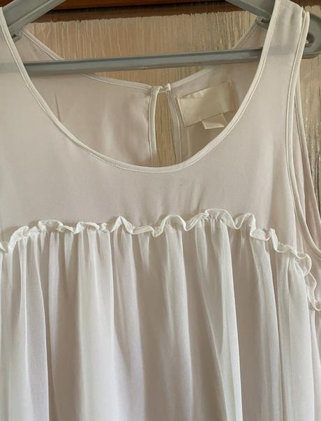 Šifónové volánové šaty h&m conscious v. 42, h&m,42