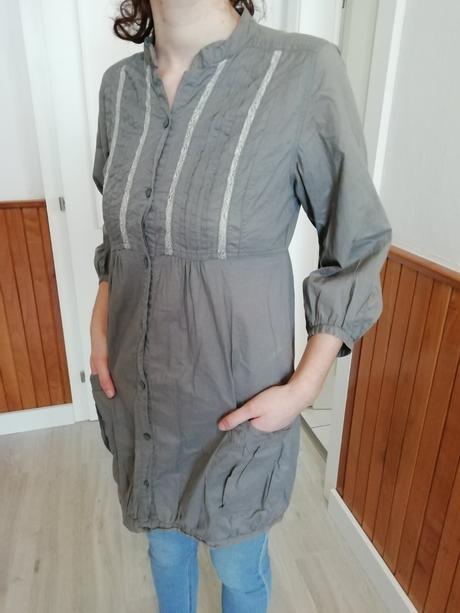 Dámska košeľa, fishbone,m