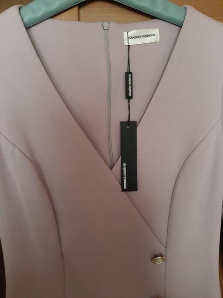 Úpletové šaty zn. sandro ferrone, 38 / m