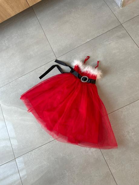 Vianočné saty 104/110, 104