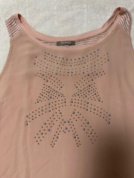 Tenký letný bledoružový top zn. orsay, orsay,l / m