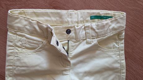 Nenosené strečové rifle, benetton,98