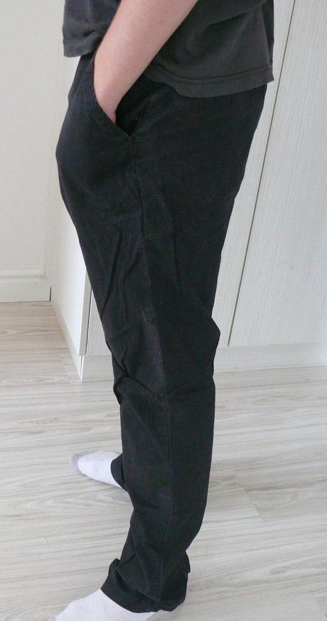 Rifle-aj ako slávnostné čierne nohavice č.34, kenvelo,m