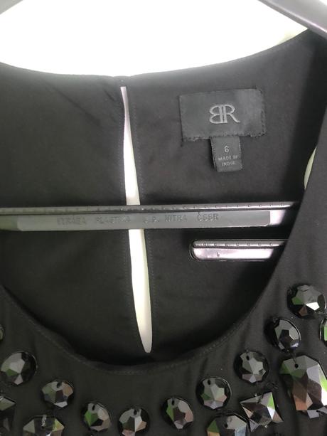 Látkový top s ozdobnými sklíčkami 38, m