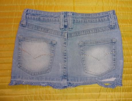 Rifľová sukňa v. 36, denim,36