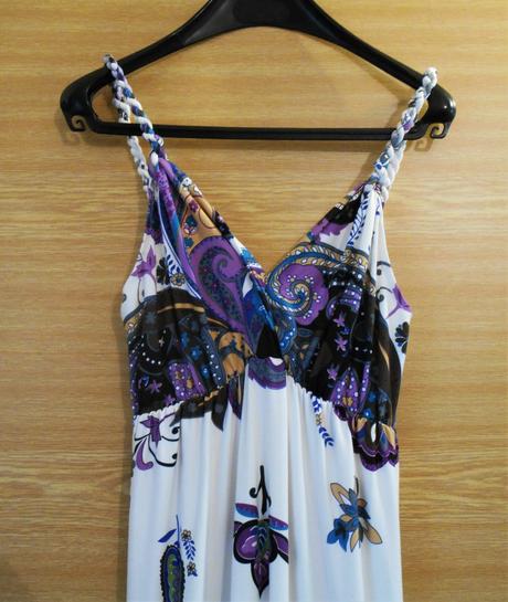 Elastické letné maxi šaty angela veľ. m/l, m