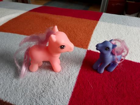 Poníky s hrivami - 2ks,