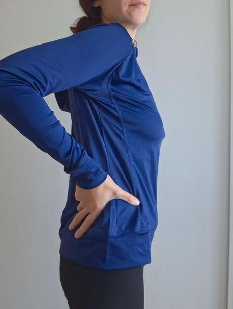 Športový top s kapucňou, crivit,m