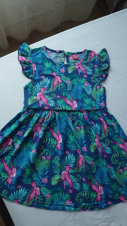 Krásne ľahučké letné šaty pre malé parádnice, kiki&koko,122