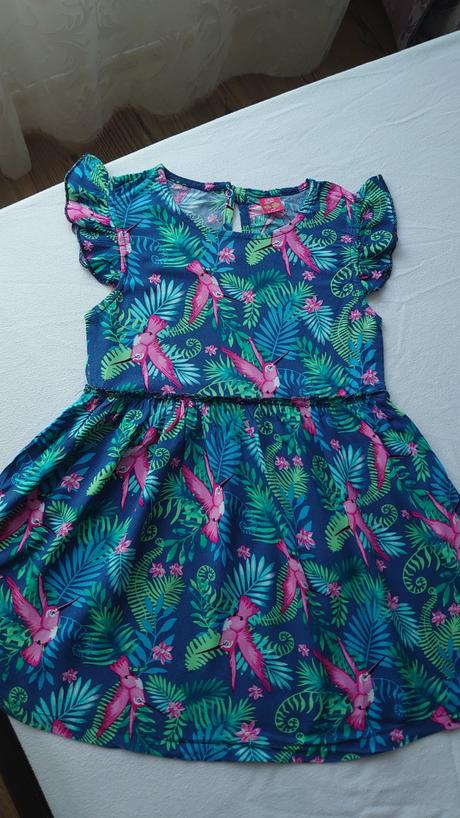 Krásne ľahučké letné šaty pre malé parádnice, kiki&koko,122