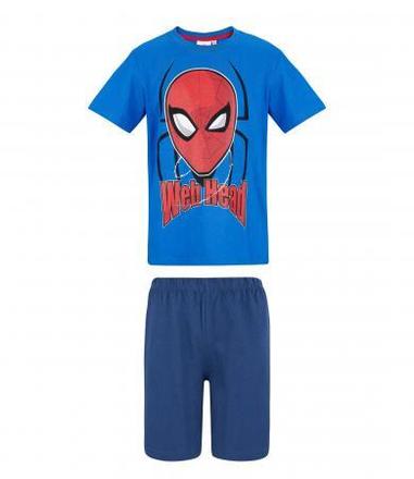Chlapčenské letné pyžamo spiderman modré, marvel,104 / 128 / 140