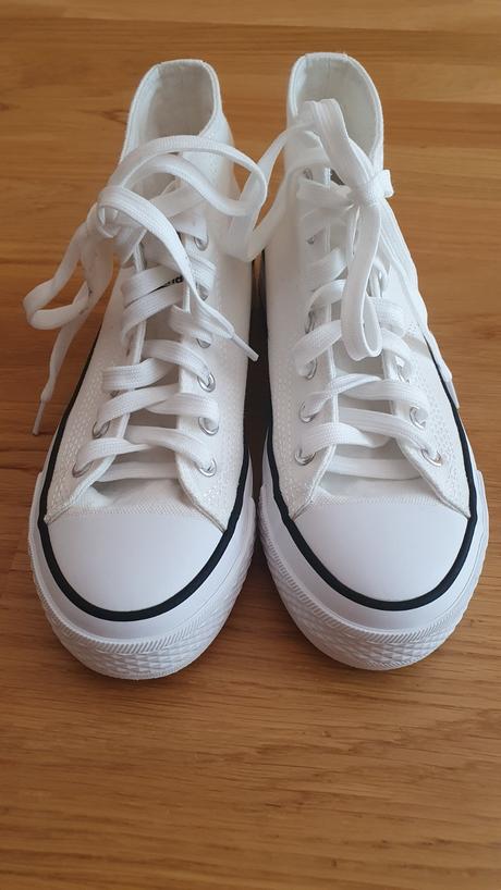 Vysoké plátené tenisky, sprandi,37