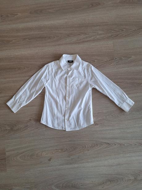 Biela košeľa, h&m,110