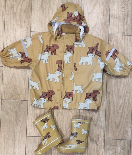 Lindex pršiplášť a gumaky, lindex,92